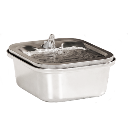 Dispenser apa automat tip fantana pisici si caini, otel inoxidabil 
WF008