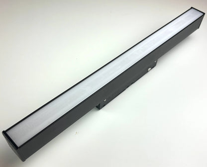 Magnetic linear flood light 12W 300mm bar 48V slim matte black