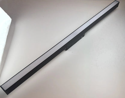 Magnetic linear flood light 12W 600mm bar 48V slim matte black