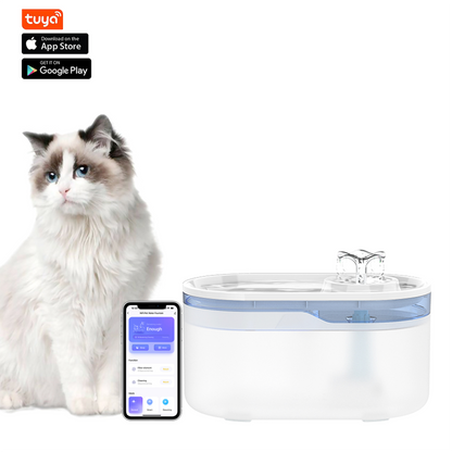 Dispenser apa automat tip fantana pisici si caini, smart, WIFI si aplicatie telefon WF006