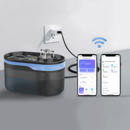 Dispenser apa automat tip fantana pisici si caini, smart, WIFI si aplicatie telefon WF006