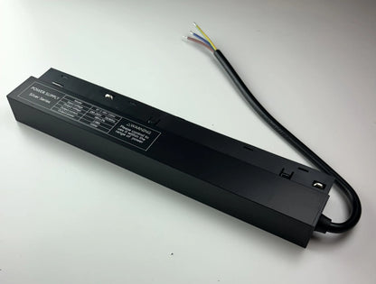 48V built-in power supply 100W for magnetic track lighting - slim black profile